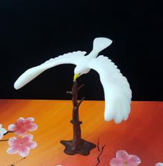 Balancing Bird With Tree Stand 3D Printer Model