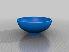 Popcorn Bowl With Corn Kernel Filter 3D Printer Model