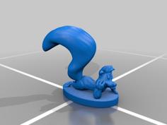 Pepe Le Pew Figurine 3D Printer Model