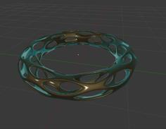 Voronoi Bracelet 3D Printer Model