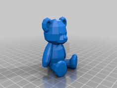 Low Poly Teddy Bear 3D Printer Model