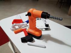 Toy Tool : Cordless Screwdriver / Drill 3D Printer Model