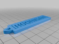 HOONIGAN Keychain 3D Printer Model