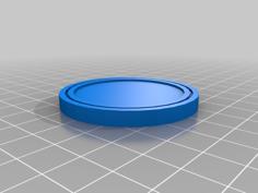 Round Badge (Base) 3D Printer Model