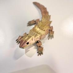 Armadillo Lizard – Articulated 3D Printer Model