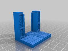 OpenForge 2.0 Tudor External Door (Cross Beams) 3D Printer Model