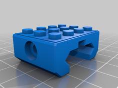 Picatinny To Lego Adapter 3D Printer Model