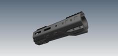 Airsoft M4 Handguard M-lok Inspired 3D Printer Model