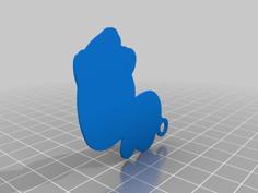 Swan Keychain 3D Printer Model