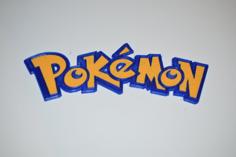 Pokemon_LOGO 3D Printer Model