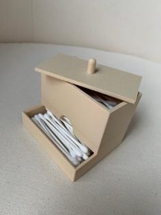 Cotton Swab Holder / Bathroom Box 3D Printer Model