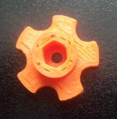 M3 Double Nut Thumbwheel 3D Printer Model