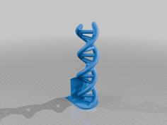 DNA Bookend 3D Printer Model