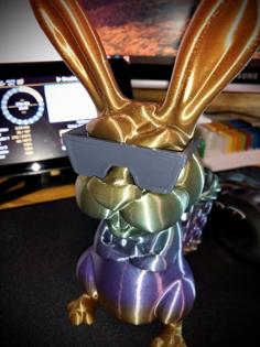 Extrudr Bunny Sunglasses 3D Printer Model