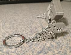 Flexi Rexi Keychain 3D Printer Model