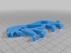 LION CLIP 3D Printer Model