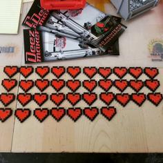 8-bit Heart 3D Printer Model