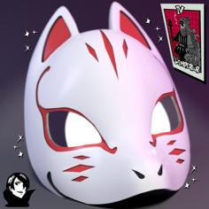 Yusuke Kitagawa Kitsune Mask (Fox Persona 5 Royal) 3D Printer Model