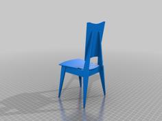 Castellon Makerstudio Stacking Chair 3D Printer Model