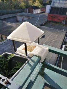 Balcony Mounted Birdfeeder 3D Printer Model