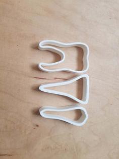 Teeth Cookie Cutter 3D Printer Model