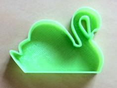 Swan Cookie Cutter 3D Printer Model