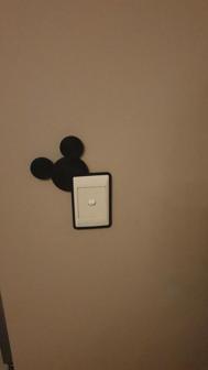 Mickey Mouse Light Switch Frame 3D Printer Model