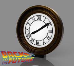 Carlz Back To The Future Tower Clock + Display Stand 3D Printer Model