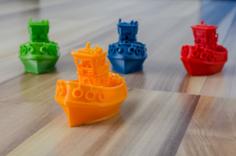 Little Bathtub Tug Boat (visual Benchy) 3D Printer Model