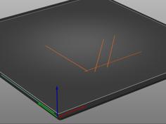 Tactile Image: Parallel Lines 3D Printer Model