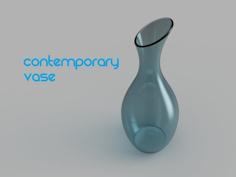 Contemporary Vase 3D Printer Model