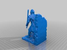 Knight Bookend Multiscan Low Polygon Version 3D Printer Model