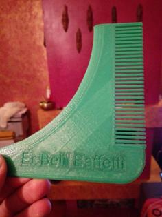 Comb Beard ( Inspired On Groomarang ) – Er Belli Baffetti 3D Printer Model