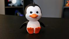 Cute Penguin 3D Printer Model