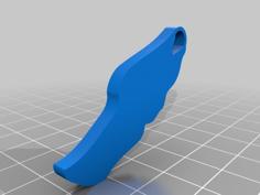 Track And Field Keychain 3D Printer Model