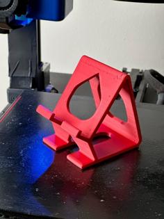 Lean Cell Phone Stand 3D Printer Model