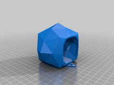 Geometric Wall Planter 3D Printer Model