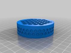 Honeycomb Pattern Of Full Threaded Box 3D Printer Model