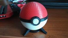 Pokeball, With Magnetic Clasp And Release Mechanism 3D Printer Model