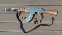 AK-47 (AKM) 1:1 Model 3D Printer Model