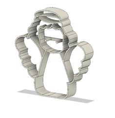 Angel Cookie Cutter 3D Printer Model