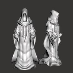 Guild Mage (with Sculptris Dummy) (32mm Scale) 3D Printer Model