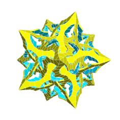 ESCHER STAR DODECAHEDRAL POLYKNOT 13 3D Printer Model