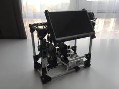 Raspberry PI 3 / Asus Tinker Board Server Rack 3D Printer Model