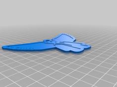 Castiel Keychain 3D Printer Model