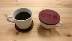 BRB Coffee Coaster / Thermo Lid 3D Printer Model