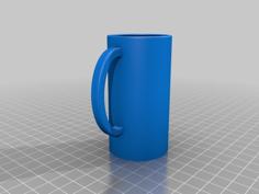 Simple Mug With Handle 3D Printer Model