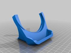 Samsung QI Charger Stand Designed For Samsung S5 3D Printer Model