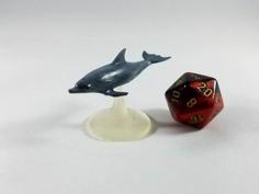 Dolphin For Tabletop Gaming 3D Printer Model