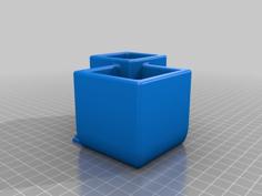 Double Flowers Pot 3D Printer Model